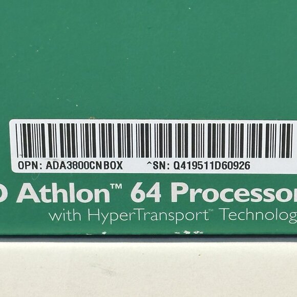 AMD Athlon 64 Processor 3800+ Socket AM2 OPN: ADA3800CNBOX New Sealed - Picture 5 of 12